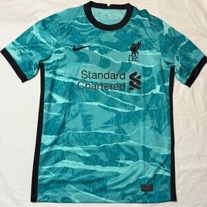 Nike Youth Unisex Liverpool 3rd Green Soccer Jersey CZ2646-354 Youth Size.